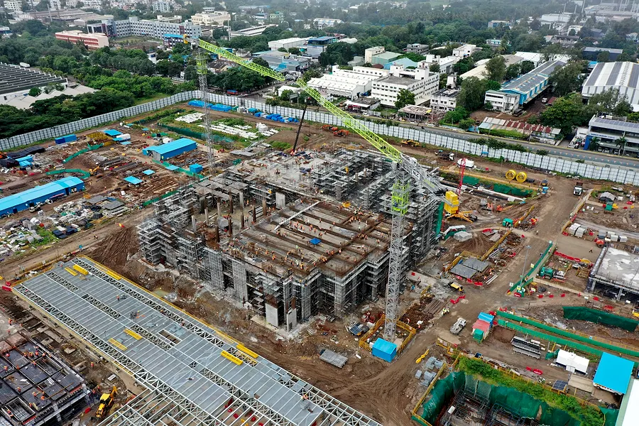 Adani Pune construction site, 31 August 2024